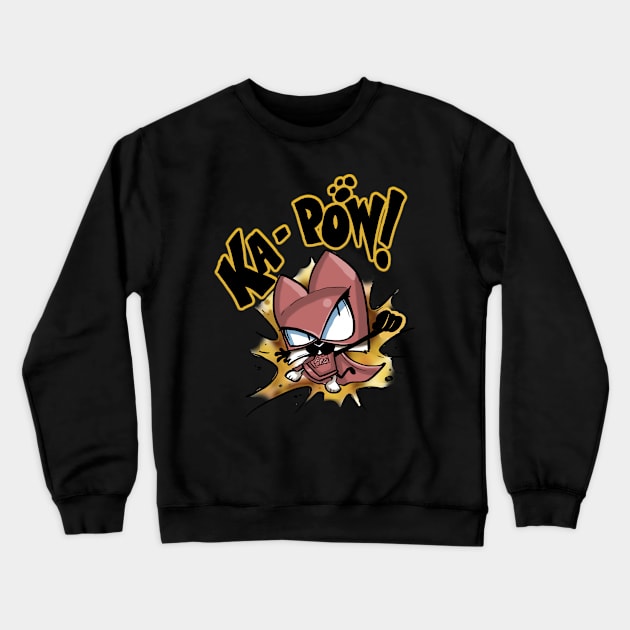 Ka Pow! Crewneck Sweatshirt by RichNairn